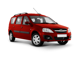 Lada Largus Цвет: Красный Огненно-красный