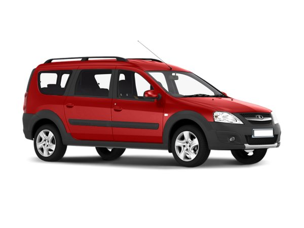 Lada Largus Cross 7 мест Цвет: Красный Огненно-красный